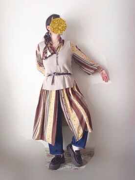 「rps（アールピーエス）のアイテム（シャツワンピース）」を使った、syk 【相互】さん（レディース・150cm）の秋コーディネート