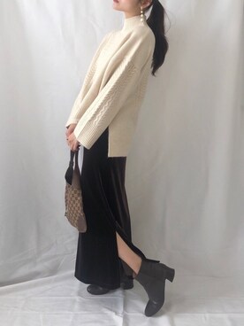 まなのんさん（レディース・160cm）の冬コーディネート