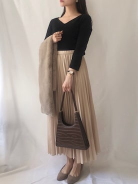 まなのんさん（レディース・160cm）の冬コーディネート