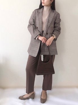 「REDYAZEL（レディアゼル）のアイテム（その他アウター）」を使った、まなのんさん（レディース・160cm）の冬コーディネート