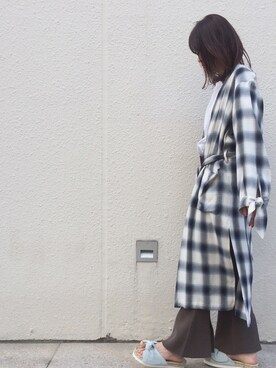 「PHEENY（フィーニー）のアイテム（ジャケット/アウター）」を使った、andyさん（レディース・162cm）の春コーディネート