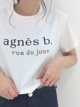 「agnesb.」｜andyさん（レディース・162cm）の夏コーディネート