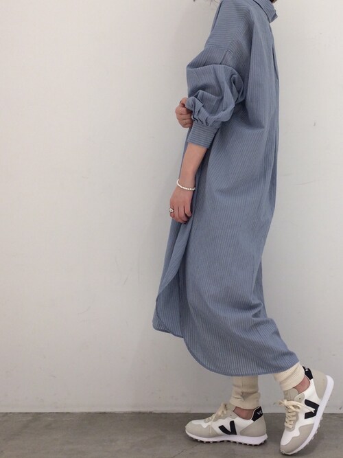 Andy Adam Et Rope 札幌parco Adam Et Rope のシャツワンピースを使ったコーディネート Wear