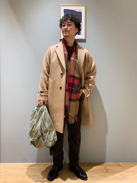 SHIN FUJITAさん（メンズ・171cm）の冬コーディネート