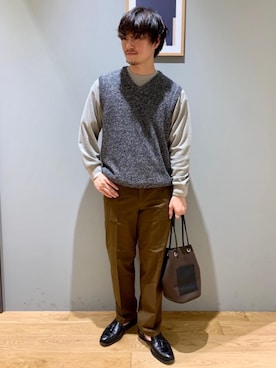 SHIN FUJITAさん（メンズ・171cm）の秋コーディネート