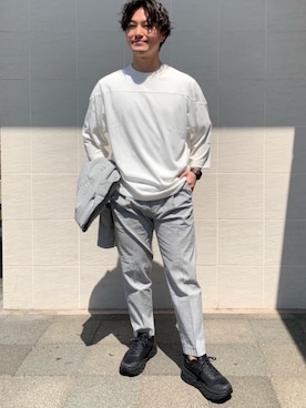 SHIN FUJITAさん（メンズ・171cm）の春コーディネート