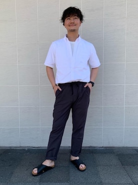 「【全社タグに統合】Relax」｜SHIN FUJITAさん（メンズ・171cm）の春コーディネート