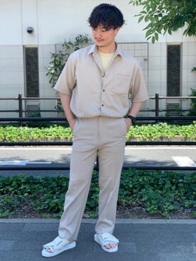 SHIN FUJITAさん(メンズ・171cm)の春コーディネート
