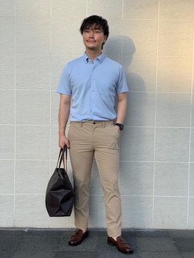 SHIN FUJITAさんの（WORK TRIP OUTFITS GREEN LABEL RELAXING | ワークトリップアウトフィッツグリーンレーベル リラクシング）を使ったコーディネート