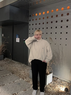 「韓国コーデ」｜「アイテム（アナログ腕時計）」を使った、yangkagiさん（レディース・163cm）の春コーディネート