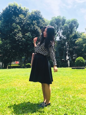 「pattern」｜Victoria Hsuさん（レディース・154cm）の春コーディネート