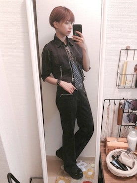 「Vert Dense（ヴェールダンス）のアイテム」を使った、服好き美容師たけやんです🏳️‍🌈さん（レディース・159cm）の春コーディネート