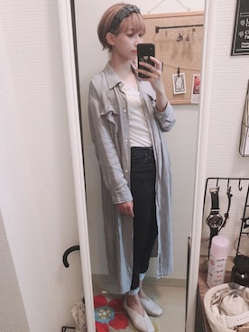 服好き美容師たけやんです🏳️‍🌈さん（レディース・159cm）の夏コーディネート