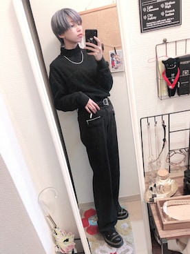 服好き美容師たけやんです🏳️🌈さん(レディース・159cm)の春コーディネート