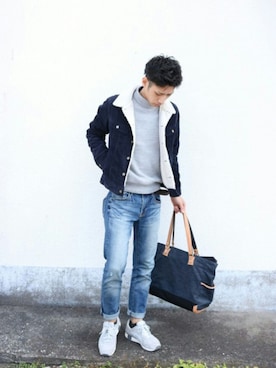 「URBAN RESEARCH Sonny Label（アーバンリサーチサニーレーベル）のアイテム（ブルゾン）」を使った、kohei_itoさん（メンズ・172cm）の冬コーディネート