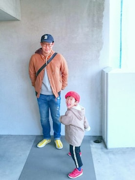 きんぐ　さん（メンズ・172cm）の冬コーディネート