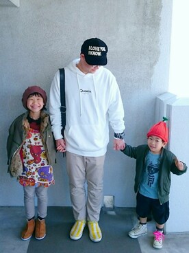 きんぐ　さん（メンズ・172cm）の春コーディネート