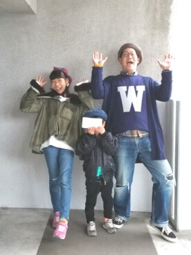 きんぐ　さん（メンズ・172cm）の冬コーディネート