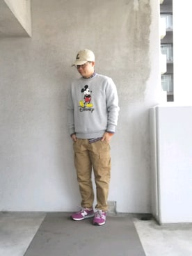 「アイテム（フレグランス）」を使った、きんぐ　さん（メンズ・172cm）の冬コーディネート
