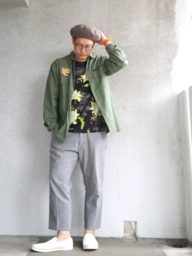 「アイテム（フレグランス）」を使った、きんぐ　さん（メンズ・172cm）の春コーディネート