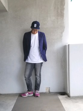 きんぐ　さん（メンズ・172cm）の秋コーディネート