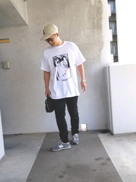 「LACOSTE（ラコステ）のLACOSTE/ラコステ/『L』logo 6panel twill cap/『L』ロゴ6パネルツイルキャップ（キャップ）」を使った、きんぐ　さん（メンズ・172cm）の秋コーディネート