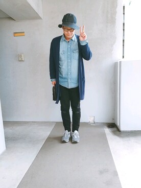 きんぐ　さん（メンズ・172cm）の春コーディネート