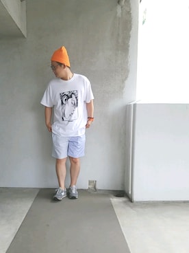 「アイテム（フレグランス）」を使った、きんぐ　さん（メンズ・172cm）の夏コーディネート