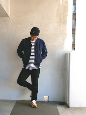 「GLUTTONOUS（グルトン）のアイテム」を使った、きんぐ　さん（メンズ・172cm）の秋コーディネート