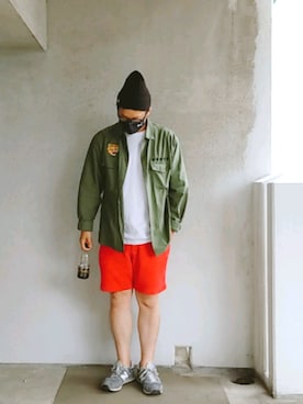 「THE NORTH FACE（ザノースフェイス）の＜THE NORTH FACE＞CAPPUCHO LID/ニットビーニー（ニットキャップ/ビーニー）」を使った、きんぐ　さん（メンズ・172cm）の春コーディネート