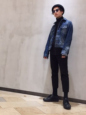 「DIESEL（ディーゼル）のアイテム（ドレスシューズ）」を使った、TOMさん（メンズ・170cm）の夏コーディネート