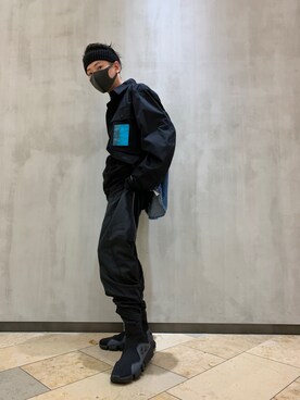 「ソックススニーカー」｜「アイテム（その他シューズ）」を使った、TOMさん（メンズ・170cm）の夏コーディネート