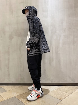 DIESEL / GR8 rogic ペイズリー ナイロンジャケット　Mサイズ DIESEL / GR8 rogic ペイズリー ナイロンジャケット Mサイズ