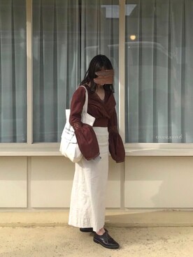 「Another Edition」｜「アイテム（スカート）」を使った、misatoさん（レディース・152cm）の秋コーディネート
