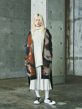 「カモフラージュ柄」｜Y-3さん（レディース・174cm）の夏コーディネート