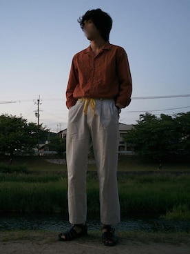 みかけだおしさん（メンズ・180cm）の夏コーディネート