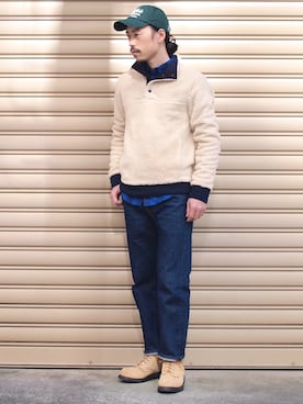 「J.CREW（ジェイクルー）のアイテム（その他アウター）」を使った、Yasuhiro  Tsukamotoさん（メンズ・170cm）の秋コーディネート