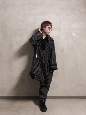 「PARADOX（パラドックス）のアイテム（ワンピース/ドレス）」を使った、H>FRACTAL_Gentaさん（メンズ・175cm）の秋コーディネート