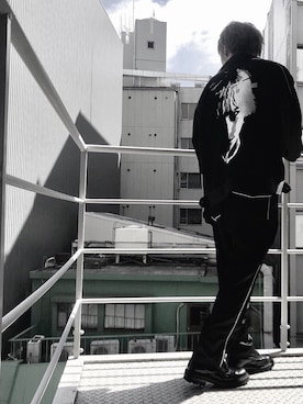 「MUZE（ミューズ）のアイテム（ジャケット/アウター）」を使った、H>FRACTAL_Gentaさん（メンズ・175cm）の春コーディネート