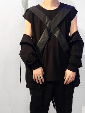 「Detail（ディテール）のアイテム」を使った、H>FRACTAL_Gentaさん（メンズ・175cm）の春コーディネート