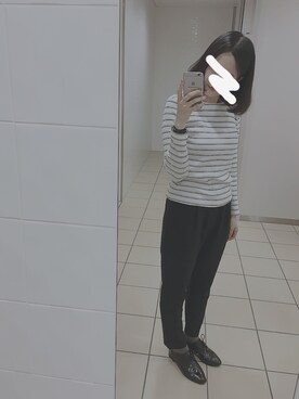 「リブ　」｜「アイテム（腕時計）」を使った、     shiさん（レディース・160cm）の冬コーディネート