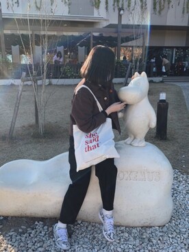 「HYKE」｜「アイテム（その他アウター）」を使った、     shiさん（レディース・160cm）の秋コーディネート