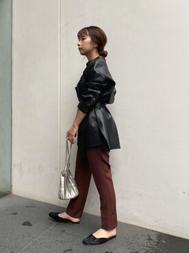 ボルドーパンツ のレディース人気ファッションコーディネート Wear