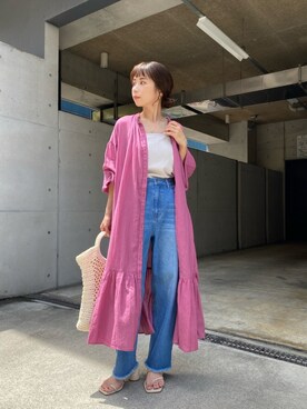 ワンピース ドレス ピンク系 を使った パフスリーブ の人気ファッションコーディネート Wear