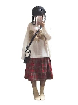 「きゃんすぱおばさん」｜ちゃんさん（レディース・157cm）の秋コーディネート