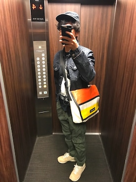 「JIL SANDER（ジルサンダー）のアイテム（デニムジャケット）」を使った、yosh1107さん（メンズ・178cm）の春コーディネート