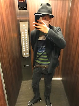 「Acne Studios（アクネストゥディオズ）のアイテム（テーラードジャケット）」を使った、yosh1107さん（メンズ・178cm）の春コーディネート