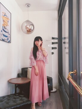 「LOVFEE（ラッフィ）のアイテム（パンツ）」を使った、Hong Zhen Huangさん（レディース・153cm）の冬コーディネート