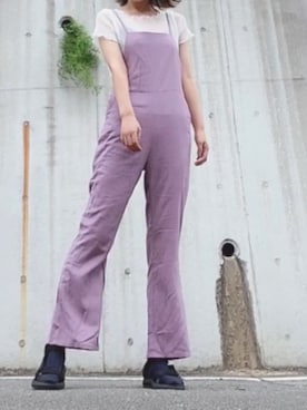 「Chico（チコ）のアイテム（オールインワン・サロペット）」を使った、gnipmaaajさん（レディース・168cm）の夏コーディネート