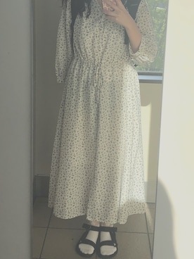 「フォロバ」｜「アイテム（ワンピース/ドレス）」を使った、Mさん（レディース・170cm）の春コーディネート